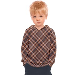 Tartan Scotland Seamless Plaid Pattern Vintage Check Color Square Geometric Texture Kids  Overhead Hoodie