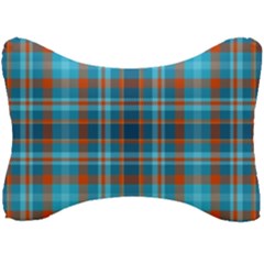 Tartan Scotland Seamless Plaid Pattern Vintage Check Color Square Geometric Texture Seat Head Rest Cushion