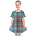 Tartan Scotland Seamless Plaid Pattern Vintage Check Color Square Geometric Texture Kids  Smock Dress View1