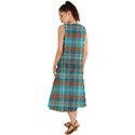 Tartan Scotland Seamless Plaid Pattern Vintage Check Color Square Geometric Texture Summer Maxi Dress View2