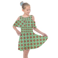 Df Bruce Willheard Kids  Shoulder Cutout Chiffon Dress by deformigo