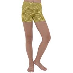 Df Latiya Kids  Lightweight Velour Yoga Shorts by deformigo