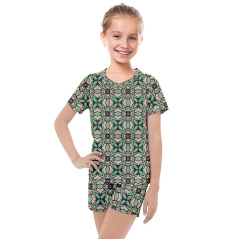 Soul Reflection Kids  Mesh Tee And Shorts Set by deformigo