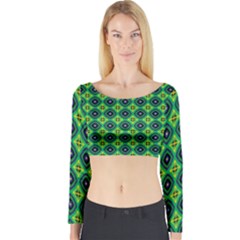 Df Pintonido Long Sleeve Crop Top by deformigo