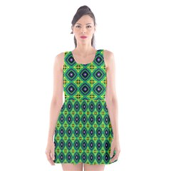 Df Pintonido Scoop Neck Skater Dress by deformigo