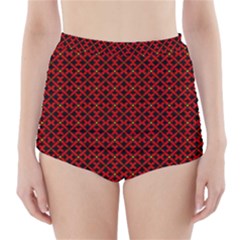 Df Pointsettia High-waisted Bikini Bottoms by deformigo