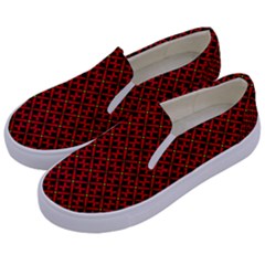 Df Pointsettia Kids  Canvas Slip Ons by deformigo