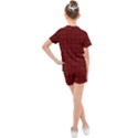 DF Pointsettia Kids  Mesh Tee and Shorts Set View2