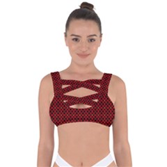 Df Pointsettia Bandaged Up Bikini Top by deformigo