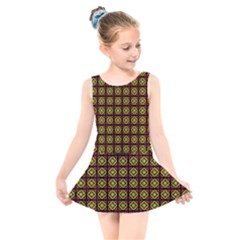 Df Nakasender Kids  Skater Dress Swimsuit by deformigo