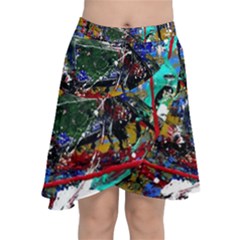 Speleology 1 1 Chiffon Wrap Front Skirt