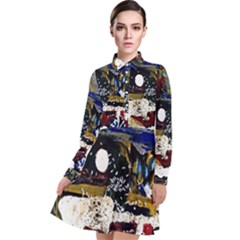 Fairy Tooth 1 1 Long Sleeve Chiffon Shirt Dress