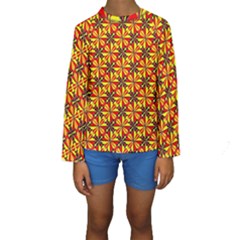 Rby-c-1 Kids  Long Sleeve Swimwear by ArtworkByPatrick