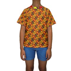 Rby-c-1 Kids  Short Sleeve Swimwear by ArtworkByPatrick