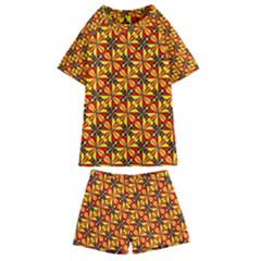 Rby-c-1 Kids  Swim Tee And Shorts Set by ArtworkByPatrick