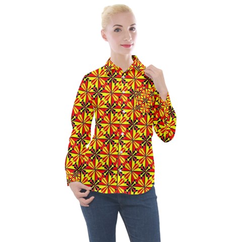 Rby-c-1 Women s Long Sleeve Pocket Shirt by ArtworkByPatrick