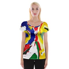 Africa As It Is 1 2 Cap Sleeve Top by bestdesignintheworld