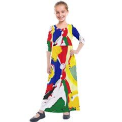 Africa As It Is 1 2 Kids  Quarter Sleeve Maxi Dress by bestdesignintheworld