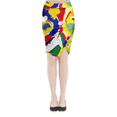 Africa As It Is 1 2 Midi Wrap Pencil Skirt by bestdesignintheworld