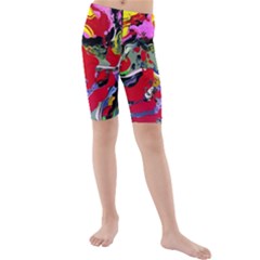 Faberge Chicken 1 2 Kids  Mid Length Swim Shorts by bestdesignintheworld