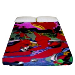 Faberge Chicken 1 2 Fitted Sheet (king Size) by bestdesignintheworld