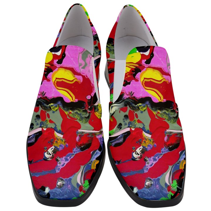 Faberge Chicken 1 2 Women Slip On Heel Loafers