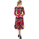 Faberge Chicken 1 2 Ruffle End Midi Chiffon Dress View2