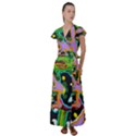 Japan Is So Close 1 2 Flutter Sleeve Maxi Dress View1