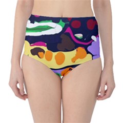 Mushroom,s Life Spin 1 2 Classic High-waist Bikini Bottoms by bestdesignintheworld