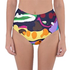 Mushroom,s Life Spin 1 2 Reversible High-waist Bikini Bottoms