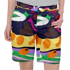 Mushroom,s Life Spin 1 2 Pocket Shorts by bestdesignintheworld