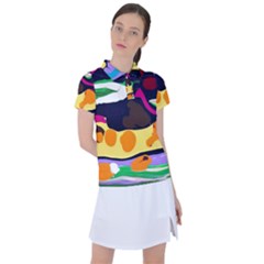 Mushroom,s Life Spin 1 2 Women s Polo Tee