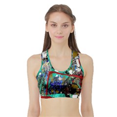 Speleology 1 2 Sports Bra With Border by bestdesignintheworld