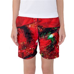 Christmas Tree  1 5 Women s Basketball Shorts by bestdesignintheworld