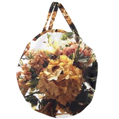 Begonia 1 2 Giant Round Zipper Tote by bestdesignintheworld