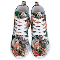 Lilies In A Vase 1 2 Women s Lightweight High Top Sneakers