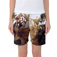 Lilies 1 1 Women s Basketball Shorts by bestdesignintheworld