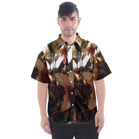 Lilies 1 1 Men s Short Sleeve Shirt by bestdesignintheworld