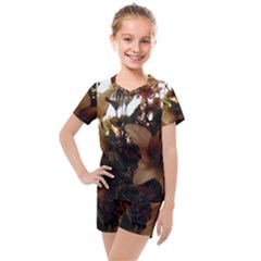 Lilies 1 1 Kids  Mesh Tee And Shorts Set