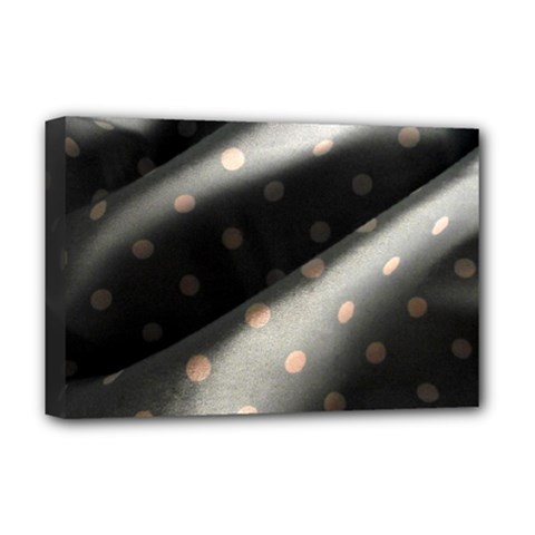 Polka Dots 1 1 Deluxe Canvas 18  X 12  (stretched) by bestdesignintheworld