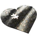 Polka Dots 1 1 Wooden Puzzle Heart View3