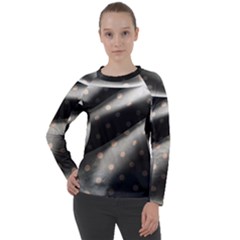 Polka Dots 1 1 Women s Long Sleeve Raglan Tee