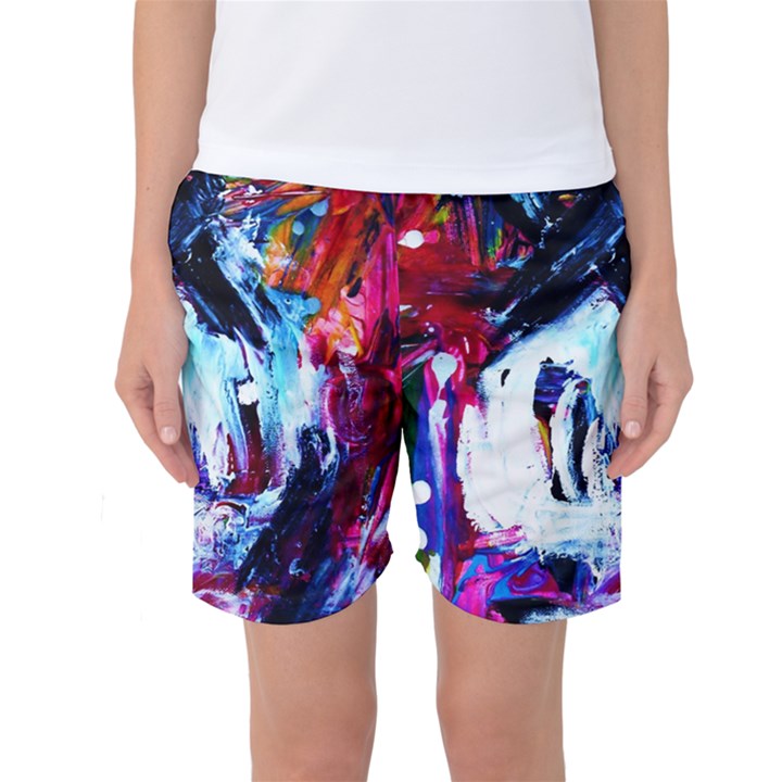 Funny House 1 1 Women s Basketball Shorts