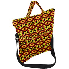 Rby-c-1-2 Fold Over Handle Tote Bag by ArtworkByPatrick