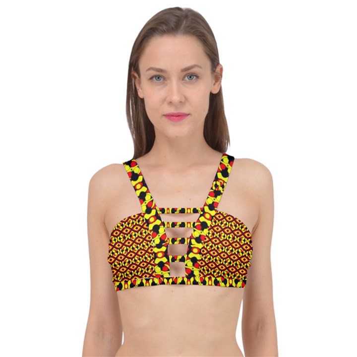 RBY-C-1-2 Cage Up Bikini Top