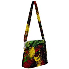 Revelation 1 3 Zipper Messenger Bag by bestdesignintheworld