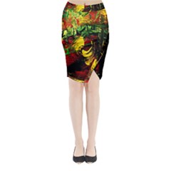 Revelation 1 3 Midi Wrap Pencil Skirt by bestdesignintheworld