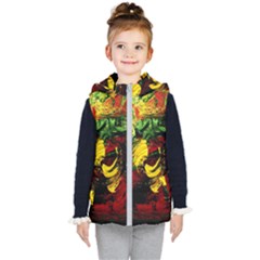 Revelation 1 3 Kids  Hooded Puffer Vest by bestdesignintheworld