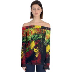 Revelation 1 3 Off Shoulder Long Sleeve Top by bestdesignintheworld