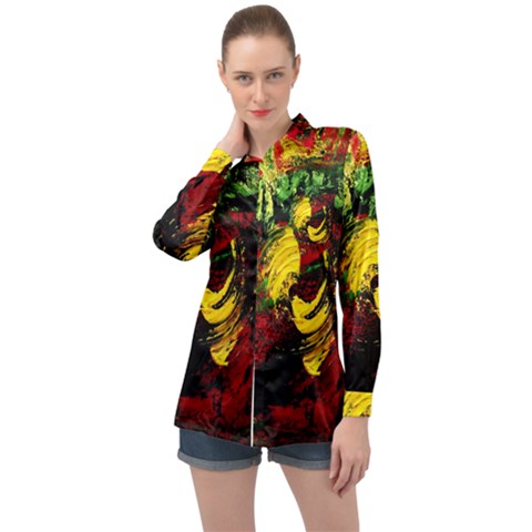 Revelation 1 3 Long Sleeve Satin Shirt by bestdesignintheworld